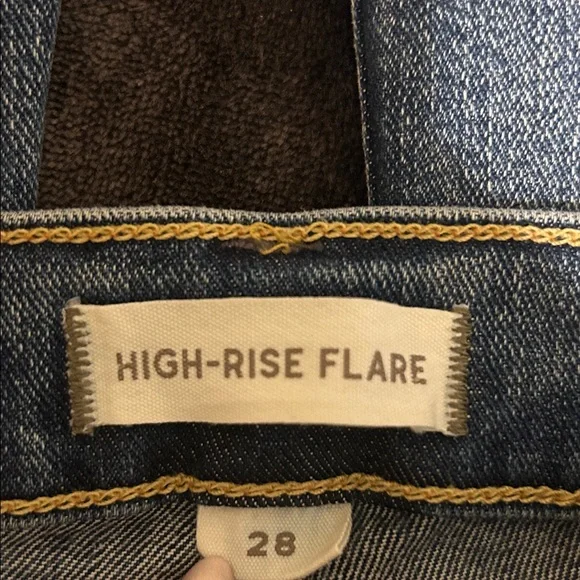 Women's American Eagle 77 Blue Flared Jeans - Picture 7 of 9